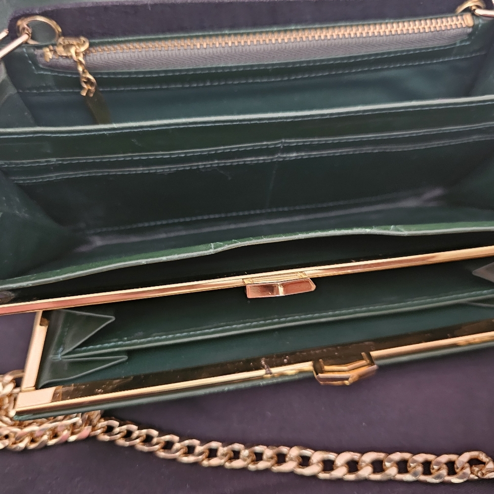 YSL Vintage Kisslock Crocodile Wallet - Picture 8 of 17
